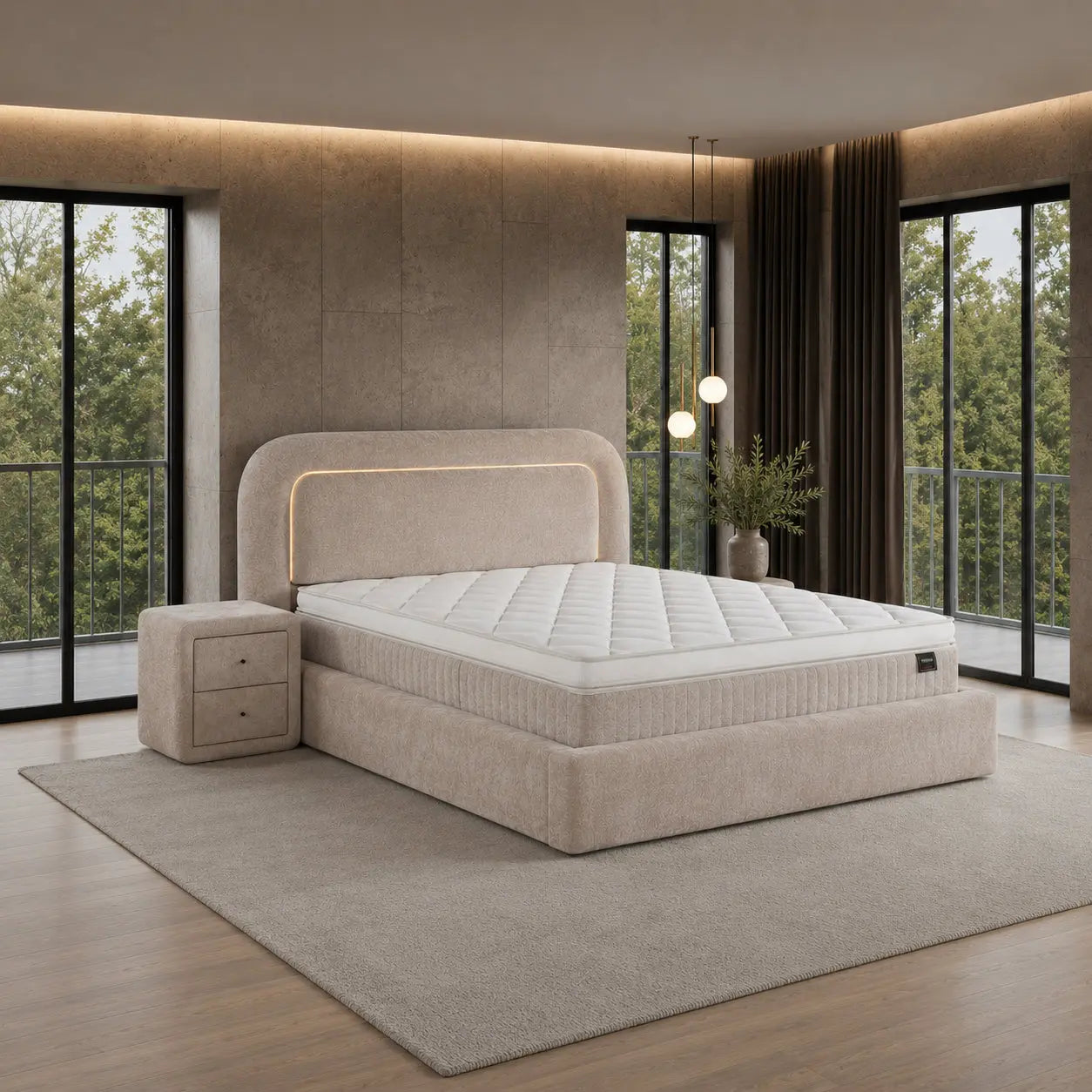 Lit Coffre TRENTO Pierre Cardin