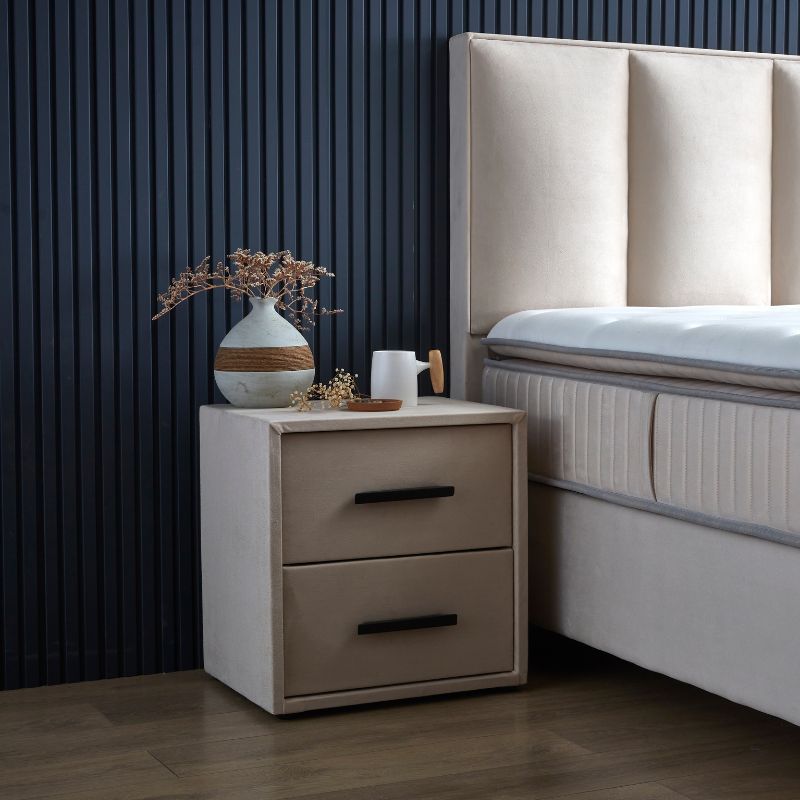 Table de chevet 2 tiroirs - BIRDYBEDD Skybedd