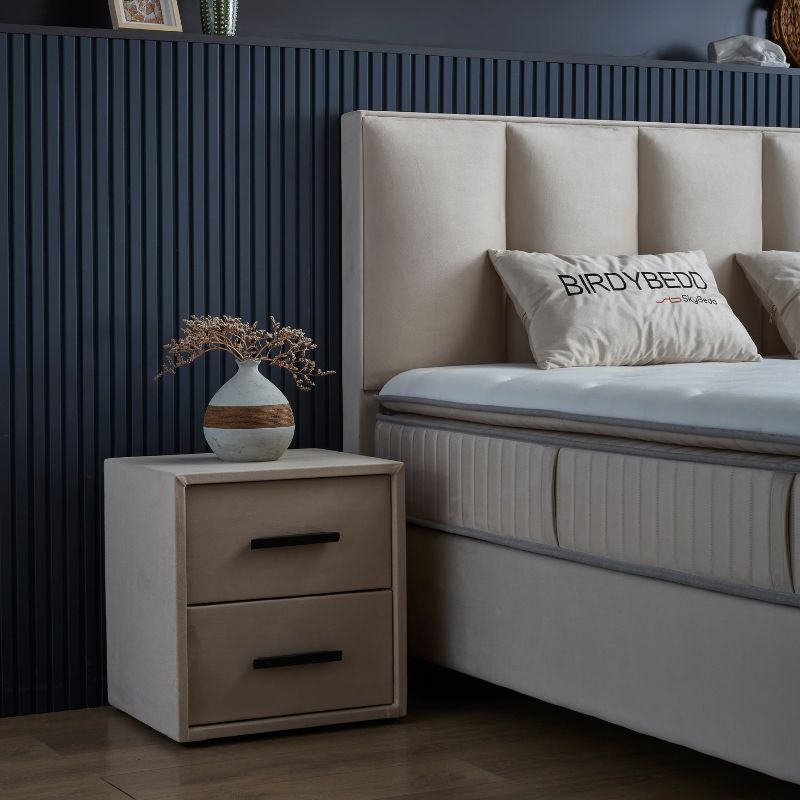 Table de chevet 2 tiroirs - BIRDYBEDD Skybedd