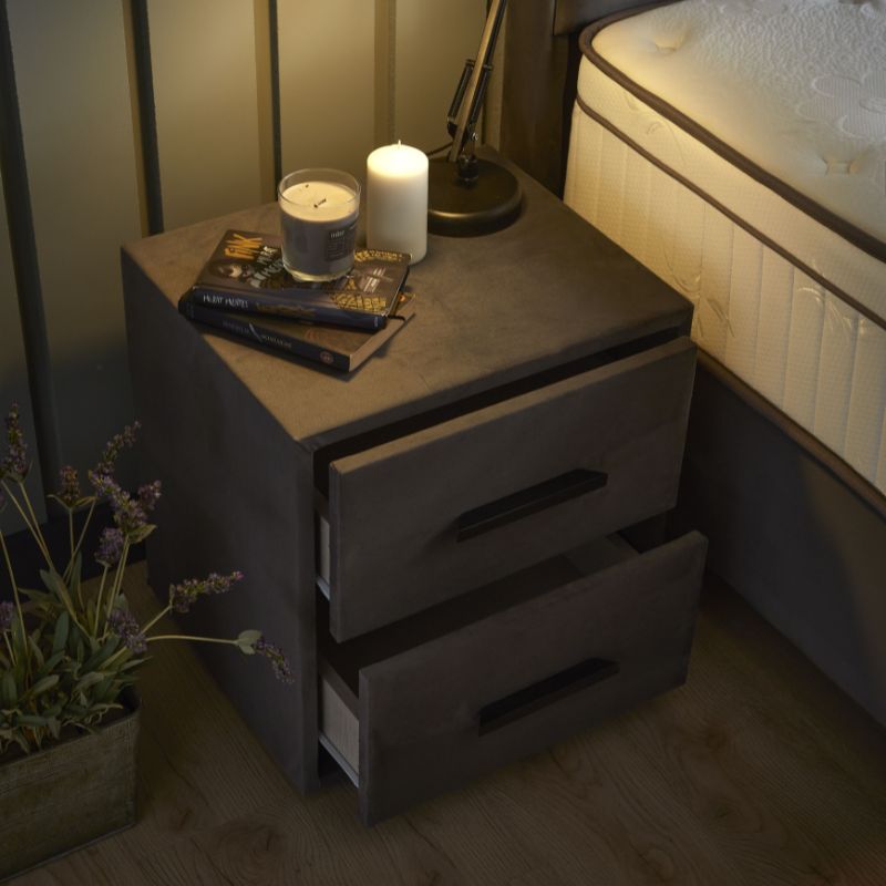 Table de chevet 2 tiroirs - MODEBEDD Skybedd