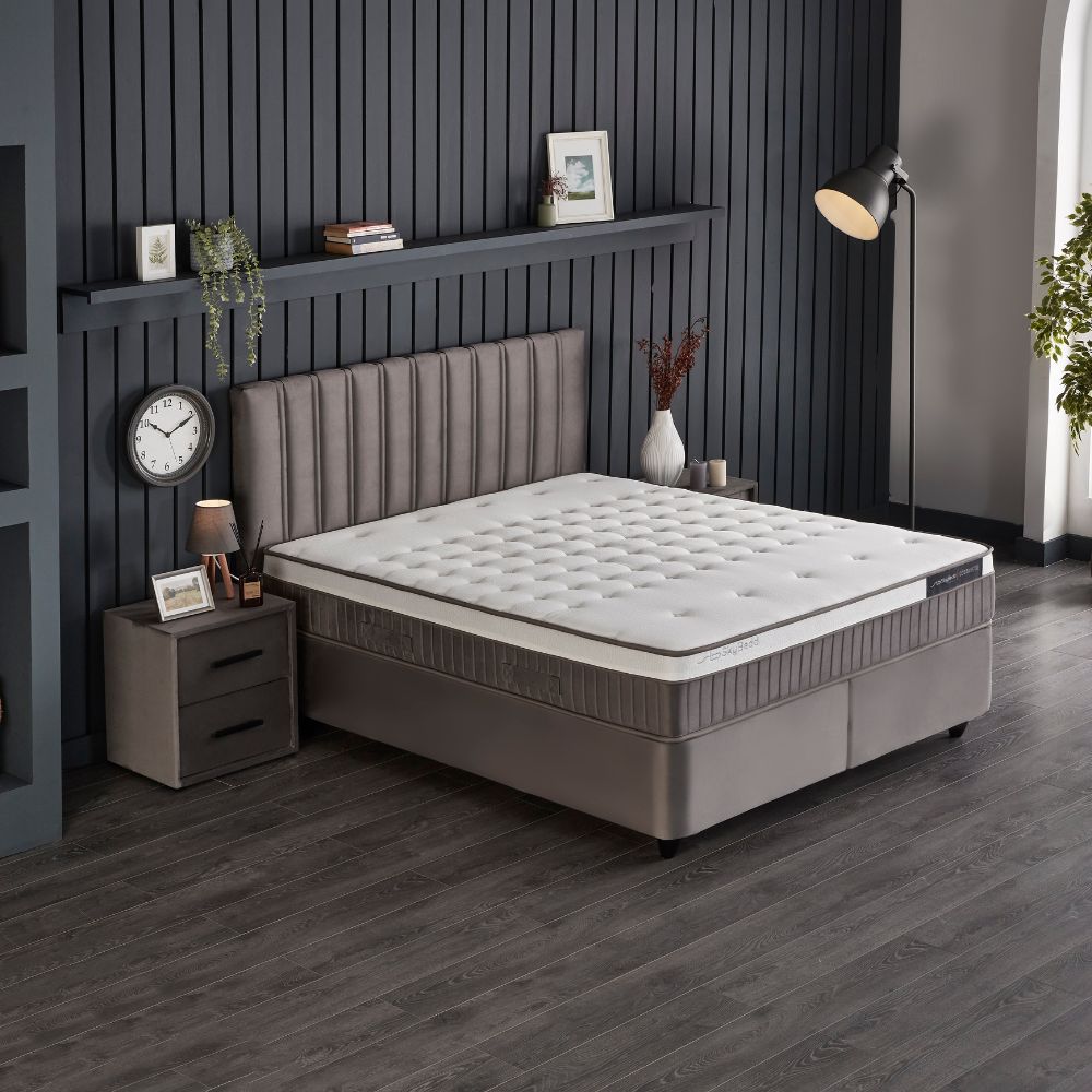 Ensemble literie hybride COSTABEDD - 5 couches 31cm