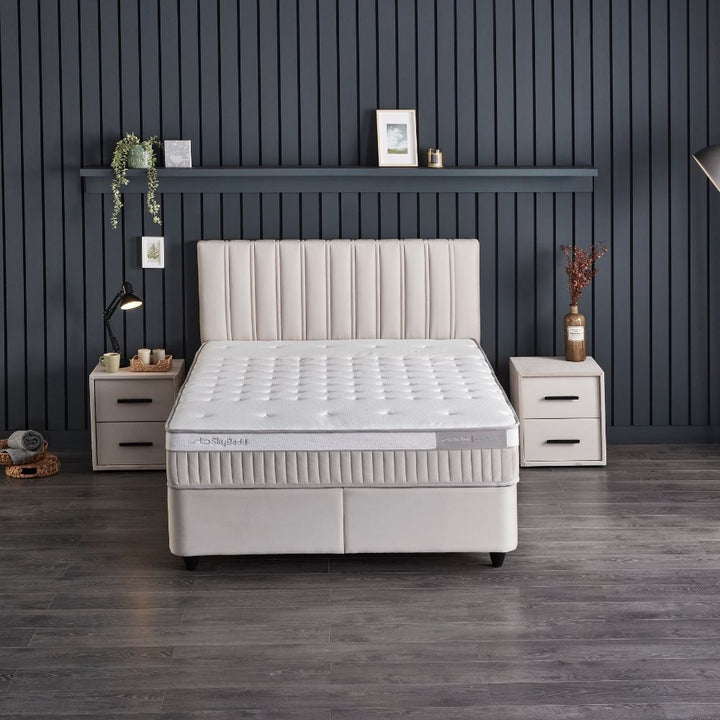 Ensemble literie hybride COSTABEDD - 5 couches 31cm