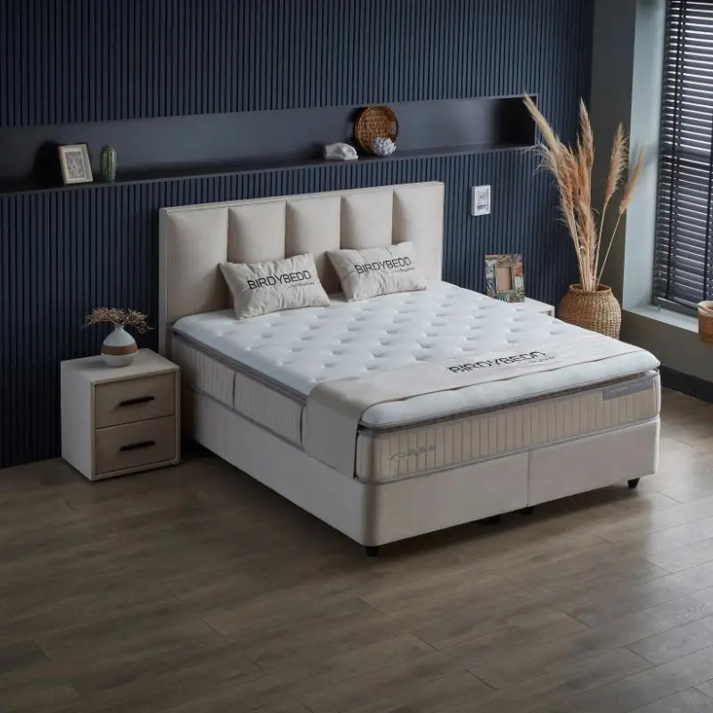 Matelas hybride 5 couches 33cm - BIRDYBEDD Skybedd