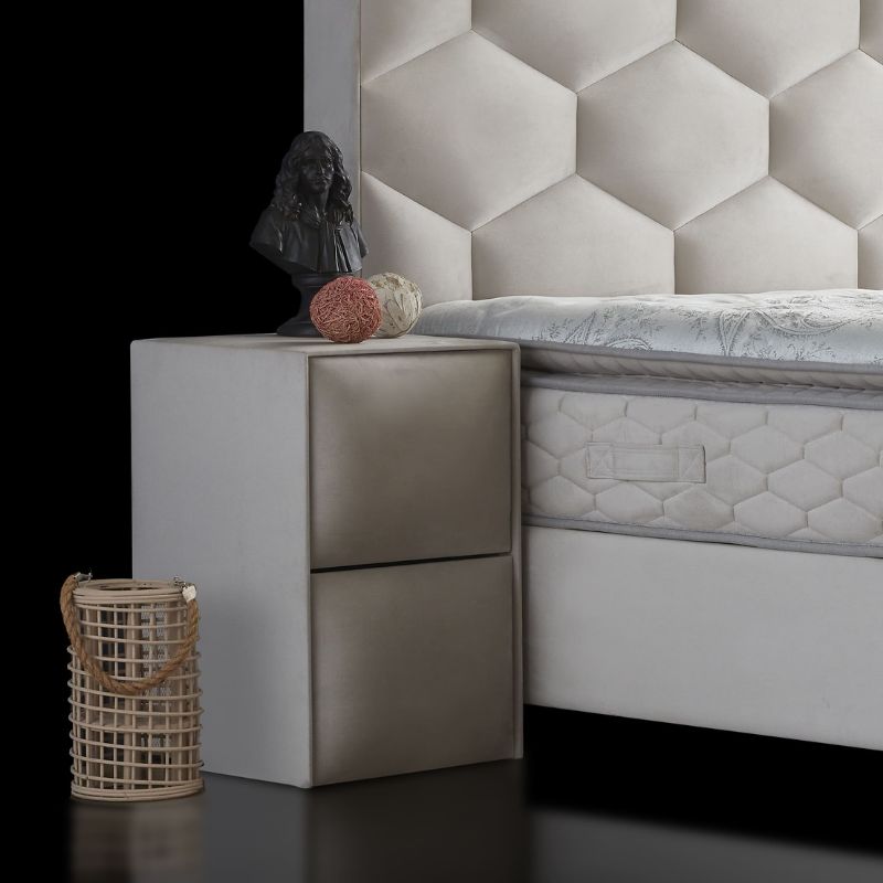 Table de chevet 2 tiroirs - DOLCEBEDD Skybedd