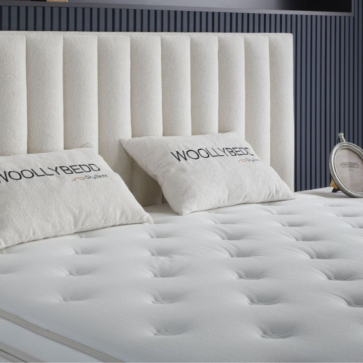 Matelas Hybride 5 couches 34cm - WOOLLYBEDD Skybedd