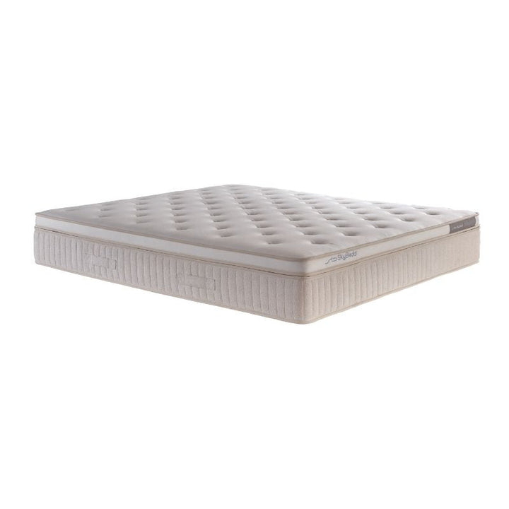 Matelas Hybride 5 couches 34cm - WOOLLYBEDD Skybedd