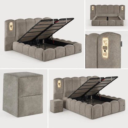 Lit Coffre LAS PALMAS (LED) Pierre Cardin