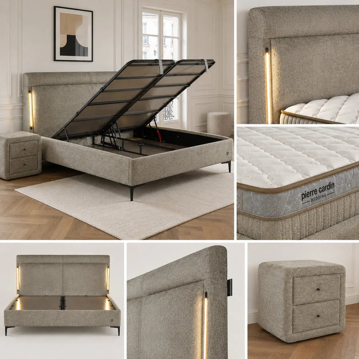Lit Coffre PALAIS Pierre Cardin