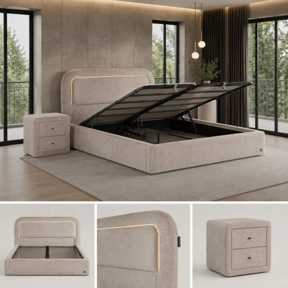 Lit Coffre TRENTO Pierre Cardin