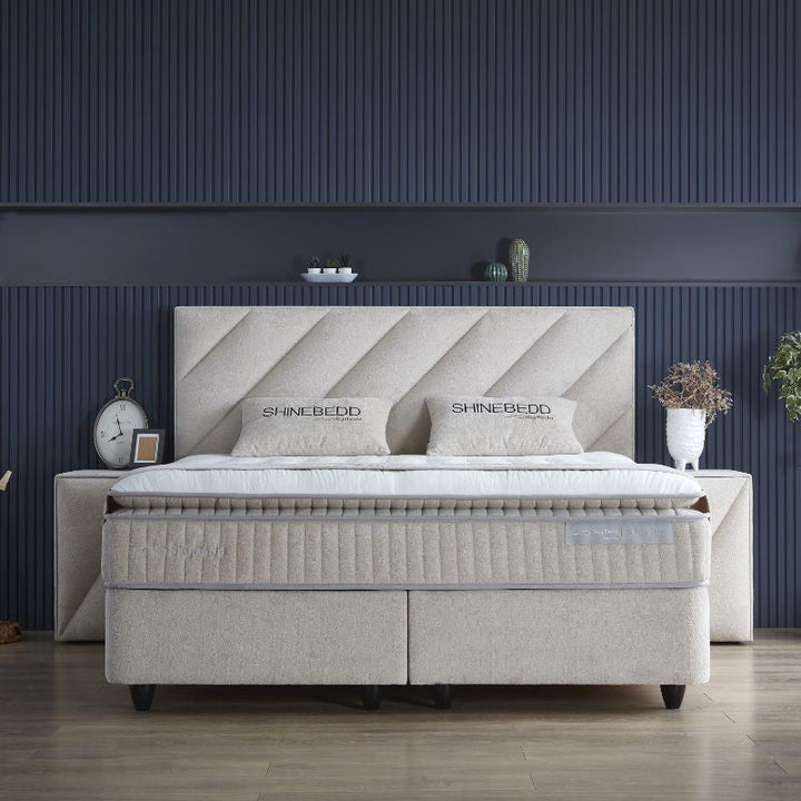 Ensemble literie hybride SHINEBEDD - 5 couches 33cm