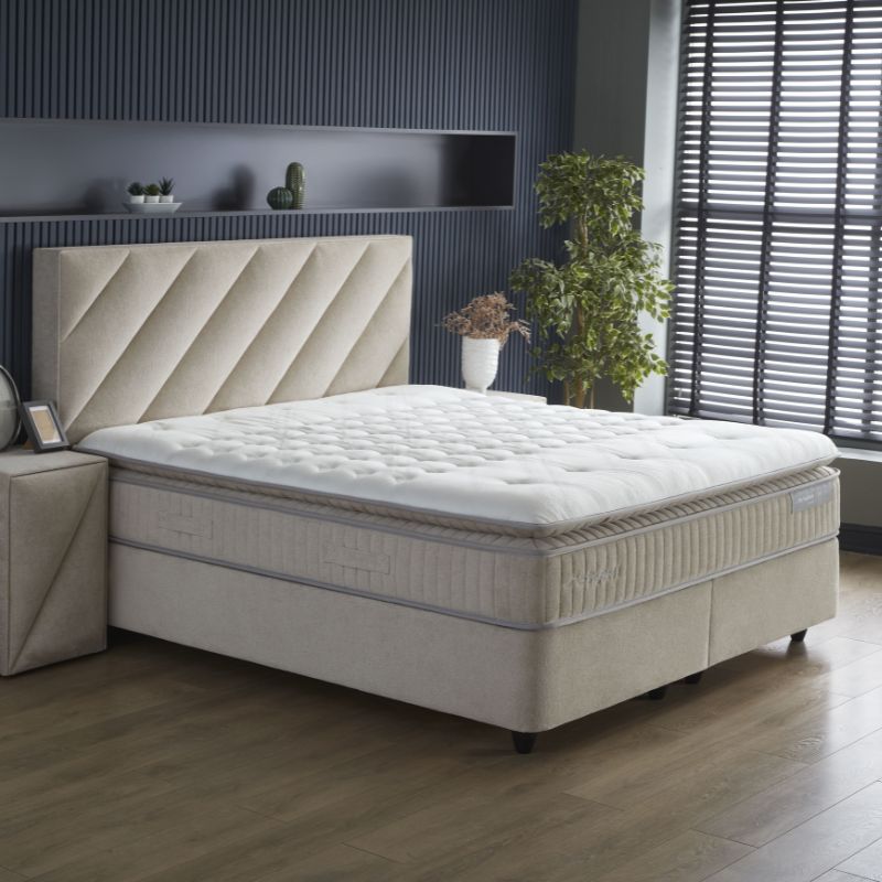 Ensemble literie hybride SHINEBEDD - 5 couches 33cm