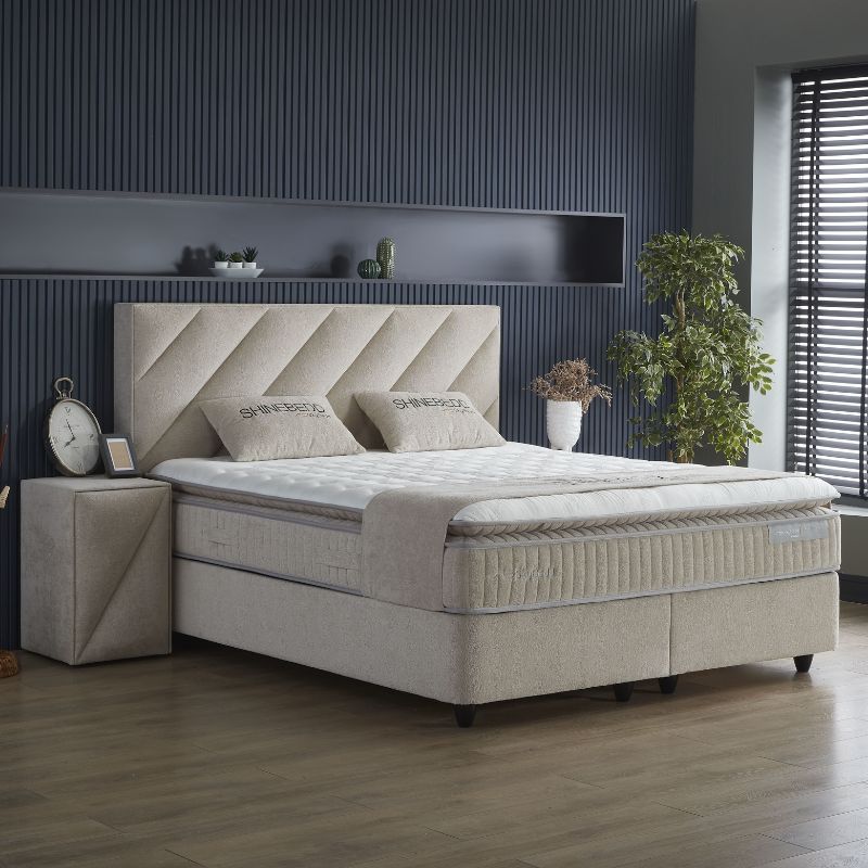 Ensemble literie hybride SHINEBEDD - 5 couches 33cm