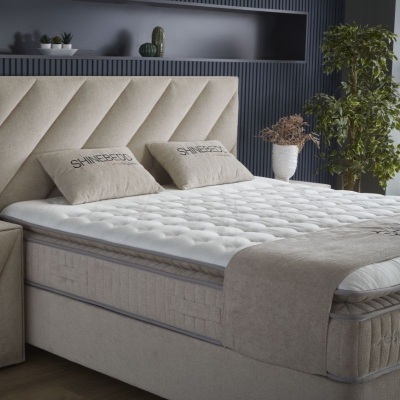 Ensemble literie hybride SHINEBEDD - 5 couches 33cm