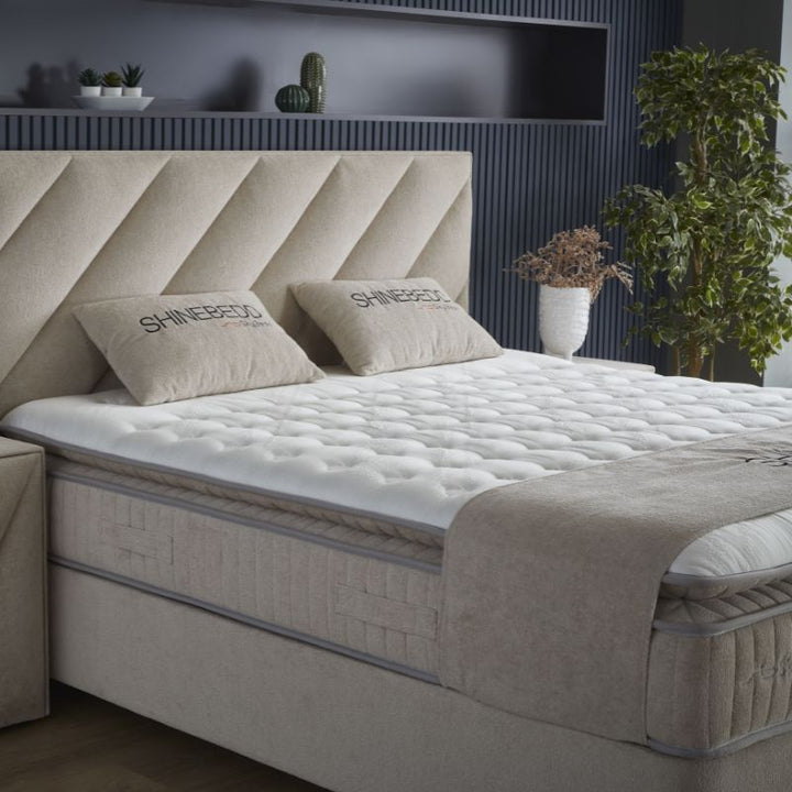 Ensemble literie hybride SHINEBEDD - 5 couches 33cm