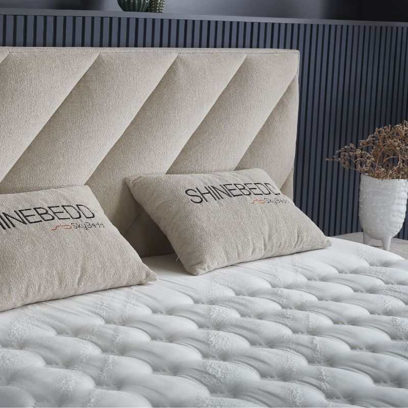 Ensemble literie hybride SHINEBEDD - 5 couches 33cm