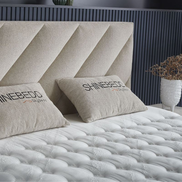 Ensemble literie hybride SHINEBEDD - 5 couches 33cm